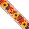 Designer’s Shop WR 63-5221 Fall Sunflower & Pumpkin Wired Edge Ribbon – 2.5" x 10 Yards – Autumn Harvest Floral